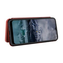 For Nokia G11 / G21 Carbon Fiber Texture Leather Phone Case(Brown)