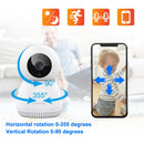 Y8 3MP Indoor HD Surveillance WiFi Pan-tilt Camera(US Plug)