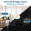 Y8 3MP Indoor HD Surveillance WiFi Pan-tilt Camera(US Plug)