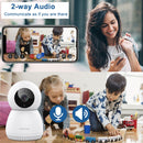 Y8 3MP Indoor HD Surveillance WiFi Pan-tilt Camera(US Plug)