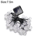 7.5m 50 LEDs Outdoor Waterproof Solar Bubble Ball String Lights(Warm Light)