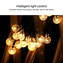 7.5m 50 LEDs Outdoor Waterproof Solar Bubble Ball String Lights(Warm Light)