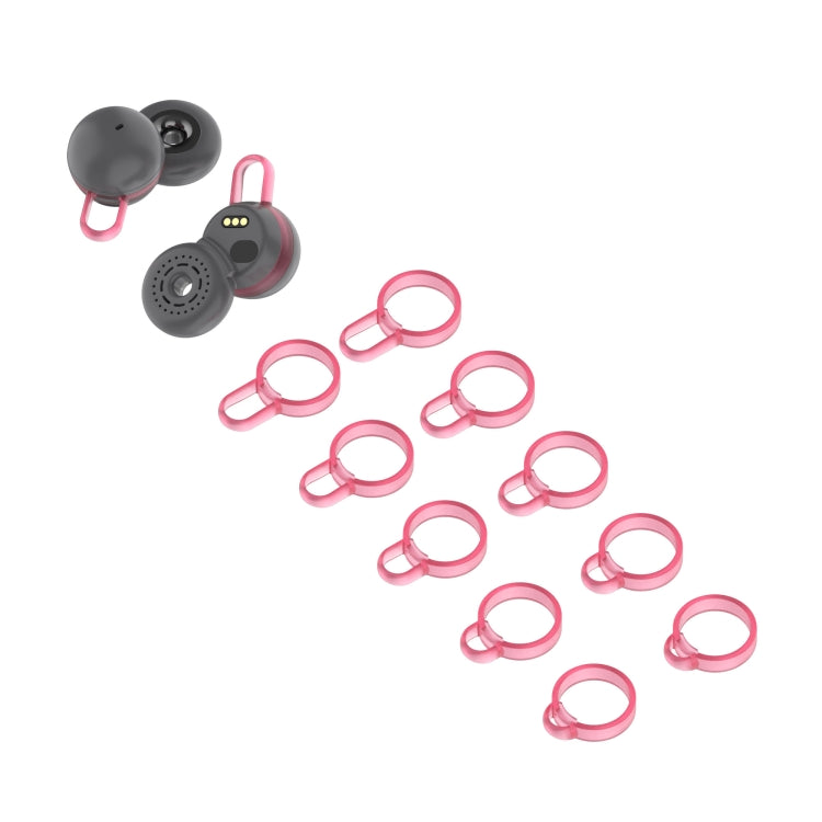 5 Pairs Non-Slip Silicone Earphone Ferrule Set for Sony LinkBuds Ear Cap(Pink)