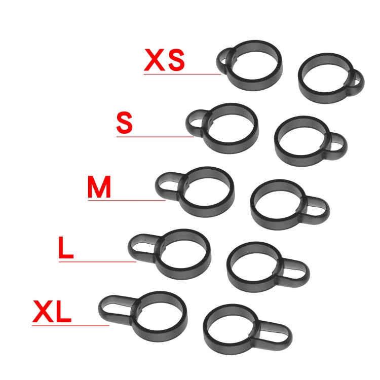 5 Pairs Non-Slip Silicone Earphone Ferrule Set for Sony LinkBuds Ear Cap(Black)