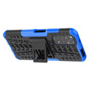 For Xiaomi Redmi Note 11S 4G International Version Tire Texture Shockproof TPU+PC Phone Case with Holder(Blue)
