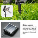 7m 50 LEDs Outdoor Waterproof Solar Bubble Stick String Lights(Warm Light)