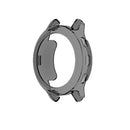 For Garmin Venu 2 Plus TPU Half-pack Candy Color Watch Case(Transparent Black)