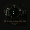 OLEVS 6618 Men Fashion Diamond Quartz Watch(Silver Gold Black)