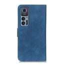For TCL 30 5G / 30+ 5G KHAZNEH Retro Texture Leather Phone Case(Blue)