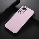 For Xiaomi 12 / 12X Cowhide Texture PU Phone Case(Pink)
