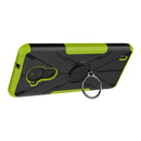 For Nokia C30 Armor Bear Shockproof PC + TPU Phone Protective Case with Ring Holder(Green)