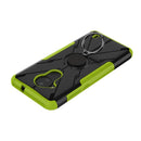 For Nokia C30 Armor Bear Shockproof PC + TPU Phone Protective Case with Ring Holder(Green)