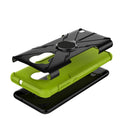 For Nokia C30 Armor Bear Shockproof PC + TPU Phone Protective Case with Ring Holder(Green)