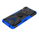 For Nokia G10 / G20 Armor Bear Shockproof PC + TPU Phone Protective Case with Ring Holder(Blue)