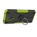For Nokia G10 / G20 Armor Bear Shockproof PC + TPU Phone Protective Case with Ring Holder(Green)