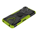 For Nokia G10 / G20 Armor Bear Shockproof PC + TPU Phone Protective Case with Ring Holder(Green)