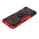For Nokia G10 / G20 Armor Bear Shockproof PC + TPU Phone Protective Case with Ring Holder(Red)