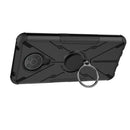 For Nokia G10 / G20 Armor Bear Shockproof PC + TPU Phone Protective Case with Ring Holder(Black)