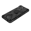 For Nokia G10 / G20 Armor Bear Shockproof PC + TPU Phone Protective Case with Ring Holder(Black)