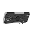 For Nokia C10 / C20 Armor Bear Shockproof PC + TPU Phone Protective Case with Ring Holder(White)