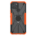 For Infinix Smart 6 Armor Bear Shockproof PC + TPU Phone Protective Case with Ring Holder(Orange)