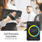 For Samsung Galaxy Tab S8 11 inch SM-X700 Silicone + PC Tablet Case with Shoulder Strap(Black)