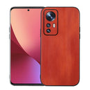 For Xiaomi 12 / 12X Yellow Cow Texture PU Phone Case(Brown)