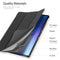For Lenovo Tab P12 Pro DUX DUCIS Domo Magnetic Smart Leather Tablet Case(Black)