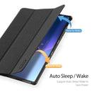 For Lenovo Tab P12 Pro DUX DUCIS Domo Magnetic Smart Leather Tablet Case(Black)