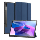 For Lenovo Tab P12 Pro DUX DUCIS Domo Magnetic Smart Leather Tablet Case(Blue)
