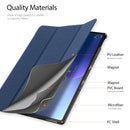 For Lenovo Tab P12 Pro DUX DUCIS Domo Magnetic Smart Leather Tablet Case(Blue)