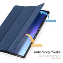 For Lenovo Tab P12 Pro DUX DUCIS Domo Magnetic Smart Leather Tablet Case(Blue)