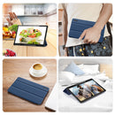 For Lenovo Tab P12 Pro DUX DUCIS Domo Magnetic Smart Leather Tablet Case(Blue)