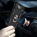 For Google Pixel 6A Shockproof TPU + PC Protective Case with 360 Degree Rotating Holder(Black)