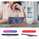 For Google Pixel 7 Pro Shockproof TPU + PC Protective Case with 360 Degree Rotating Holder(Blue)