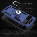 For Google Pixel 7 Pro Shockproof TPU + PC Protective Case with 360 Degree Rotating Holder(Blue)
