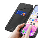 iPhone 11 DUX DUCIS Skin X Series PU + TPU Horizontal Flip Leather Case with Holder & Card Slots(Black)