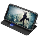 iPhone 11 DUX DUCIS Skin X Series PU + TPU Horizontal Flip Leather Case with Holder & Card Slots(Black)