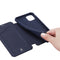 iPhone 11 DUX DUCIS Skin X Series PU + TPU Horizontal Flip Leather Case with Holder & Card Slots(Blue)