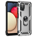 For Samsung Galaxy A03s US Version Shockproof TPU + PC Phone Case with Holder(Silver)