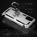 For Samsung Galaxy A03s US Version Shockproof TPU + PC Phone Case with Holder(Silver)