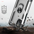 For Samsung Galaxy A03s US Version Shockproof TPU + PC Phone Case with Holder(Silver)