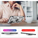 For Samsung Galaxy A03s US Version Shockproof TPU + PC Phone Case with Holder(Silver)