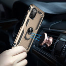 For Samsung Galaxy A03s US Version Shockproof TPU + PC Phone Case with Holder(Gold)