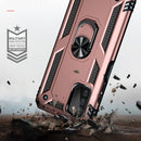 For Samsung Galaxy A03s US Version Shockproof TPU + PC Phone Case with Holder(Rose Gold)
