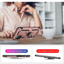 For Samsung Galaxy A03s US Version Shockproof TPU + PC Phone Case with Holder(Rose Gold)