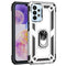 For Samsung Galaxy A23 Shockproof TPU + PC Phone Case with Holder(Silver)
