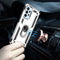 For Samsung Galaxy A23 Shockproof TPU + PC Phone Case with Holder(Silver)