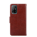 For OPPO A94 5G / F19 Pro+ / Reno5 Z Crystal Texture Leather Phone Case(Brown)