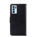 For OPPO Reno6 Pro 5G Crystal Texture Leather Phone Case(Black)